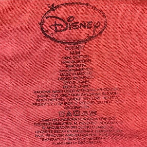 Disney Minnie Mouse Coral Tank Top - Size Medium - Picture 6 of 6